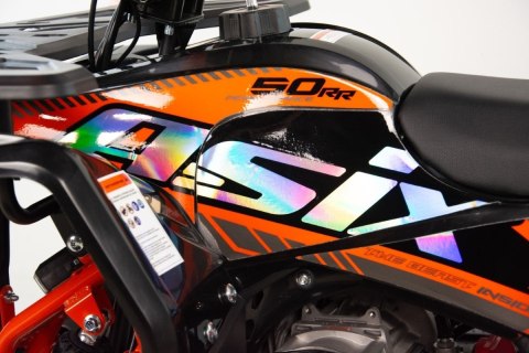 Mini Quad ASIX M10 49cm3 E-start pomarańczowy