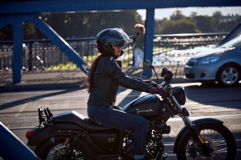 Motocykl Junak M12 Vintage ABS czarny