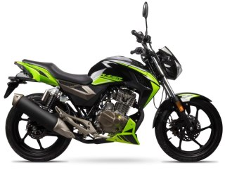 Motocykl Junak RACER 125 czarno-zielony