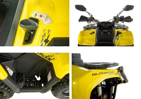 Quad ASIX GLADIATOR 300 4T żółty