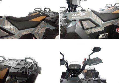 Quad ASIX GRIZZLY 125 4T 1+R automat pomarańczowy