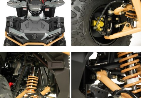 Quad ASIX GRIZZLY 125 4T 3+R półautomat niebieski
