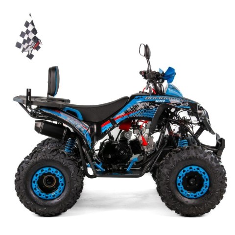Quad XTR BOMBARDIER PRO 125 4T 3+R półautomat niebieski