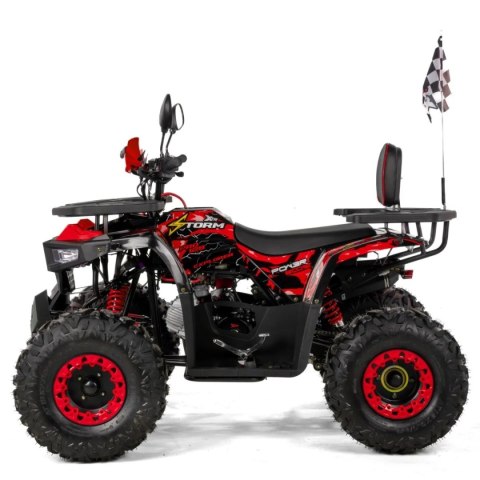 Quad XTR STORM PRO 125 4T 1+R automat czerwony